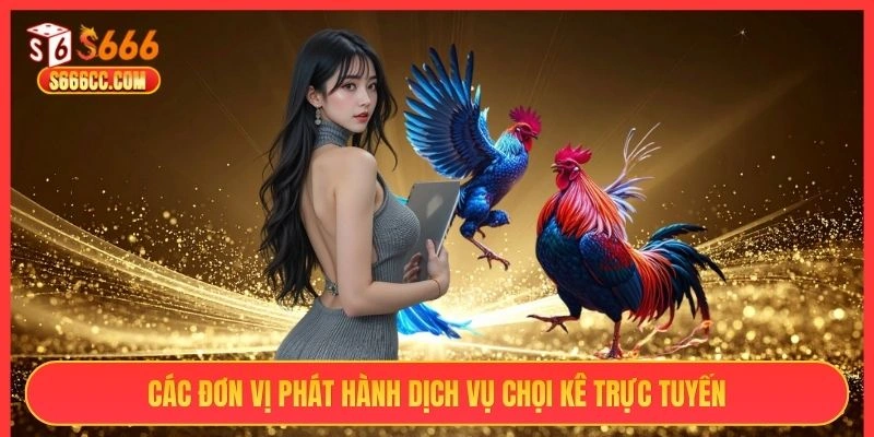 Các đơn vị phát hành dịch vụ chọi kê trực tuyến