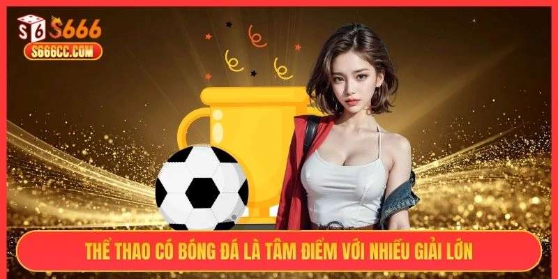 Thể thao có bóng đá là tâm điểm với nhiều giải lớn
